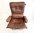 Brown Set of Vintage Leather Lounge Chair and Ottoman by Harald Relling for Westnofa, 1970s, Set of 2 For Sale - Image 8 of 18