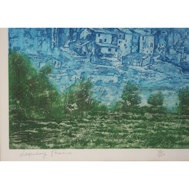 Paint Provence, France Fine Art Aquatint Etching - “Legendary Provence" by Ronald Stephen Riddick For Sale - Image 7 of 8