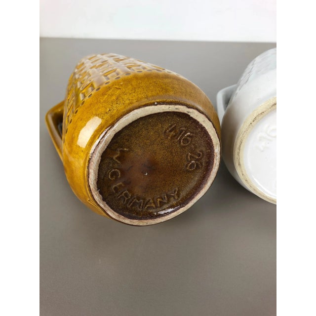 Vintage Pottery Fat Lava Glazed Vases from Scheurich, Germany, 1970s, Set of 2 For Sale - Image 17 of 18