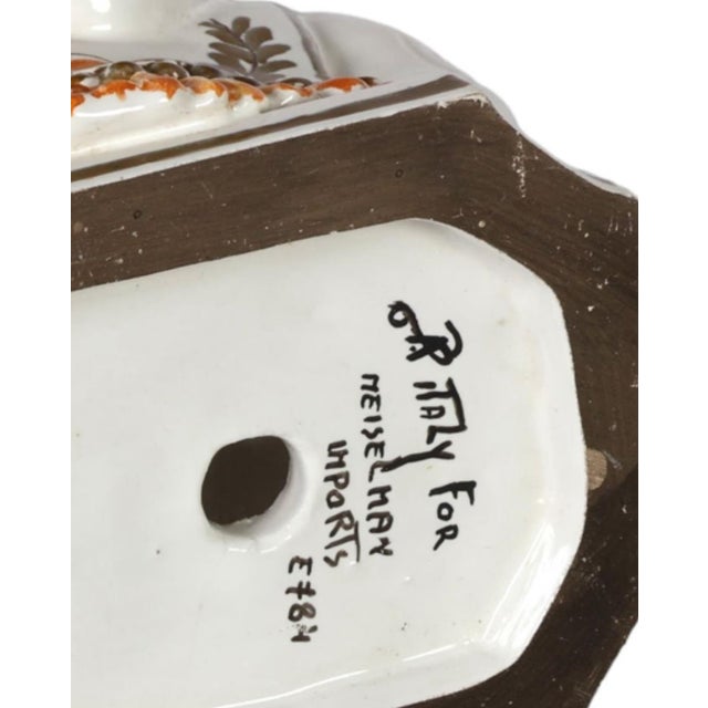 Off-white Pair Elephant Obelisks Glazed Terra Cotta, Italian For Sale - Image 8 of 9