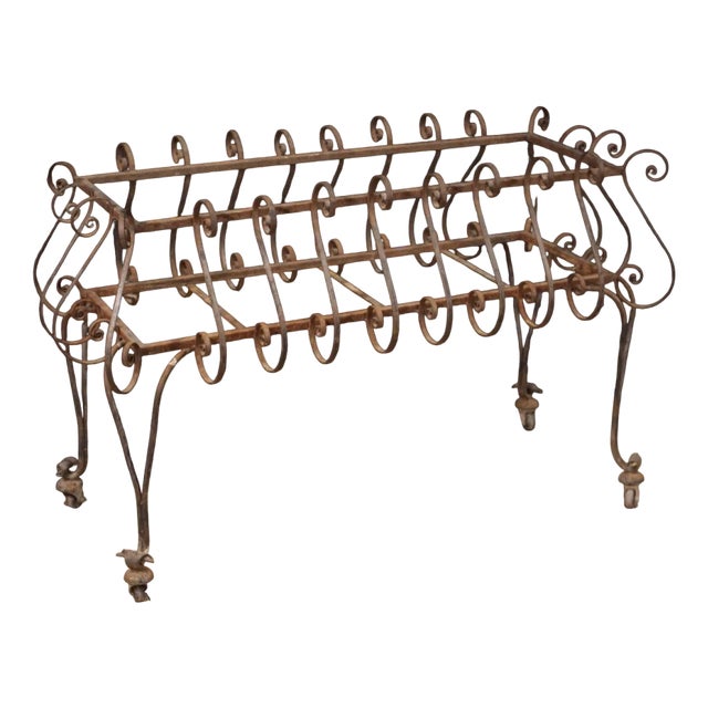 Wrought Iron Planter, 1970s For Sale
