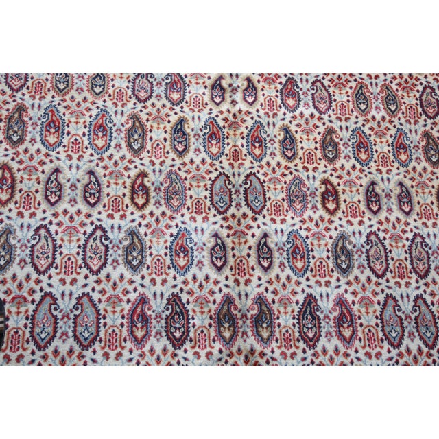 High Wool on Cotton Turkish Hereke Rug -5' 6'' X 8' 6'' For Sale - Image 4 of 13