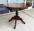Brown Antique Mahogany Drop Leaf Table With Pedestal Base For Sale - Image 8 of 14