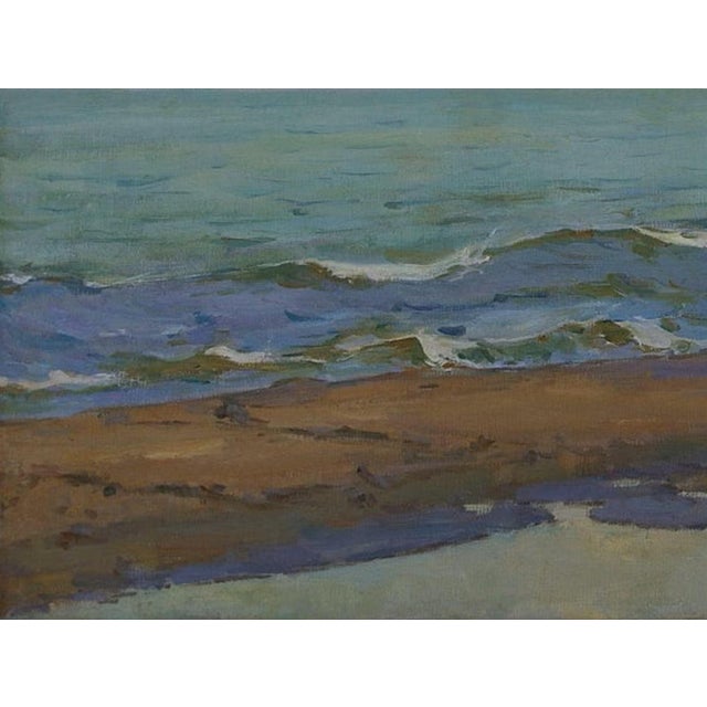 Original Seascape Oil Painting, Ukrainian Artist, 1954 75-100 For Sale - Image 4 of 6