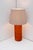 Grand Orange Glass Table Lamp by Gustav Leek for Orrefors, Sweden For Sale - Image 14 of 18