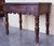 French Carved Walnut Desk on Wheels, 1890s For Sale - Image 4 of 10