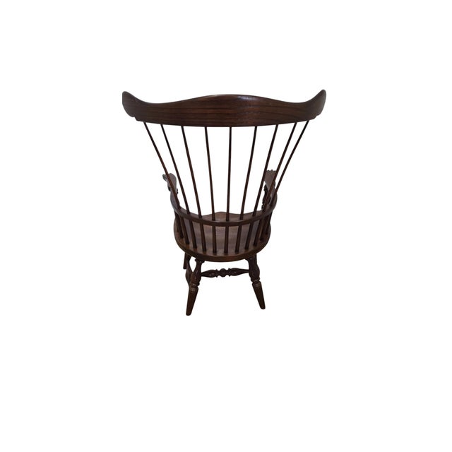 Wood 1990s Frederick Duckloe Youth Child's Colonial Fan Back Windsor Chair For Sale - Image 7 of 13