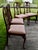 Vintage (1980's) Set of Eight Dining Chairs have a Queen Anne Style. Made by Pennsylvania House. The Wood is Solid...