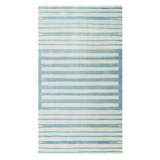 Doris Leslie Blau Vintage Indian Dhurrie Rug For Sale