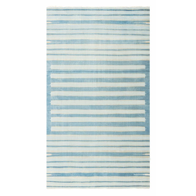 Doris Leslie Blau Vintage Indian Dhurrie Rug For Sale