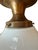 Brass 1920s American Stamped Williamson Brass Schoolhouse Ceiling Light For Sale - Image 8 of 9