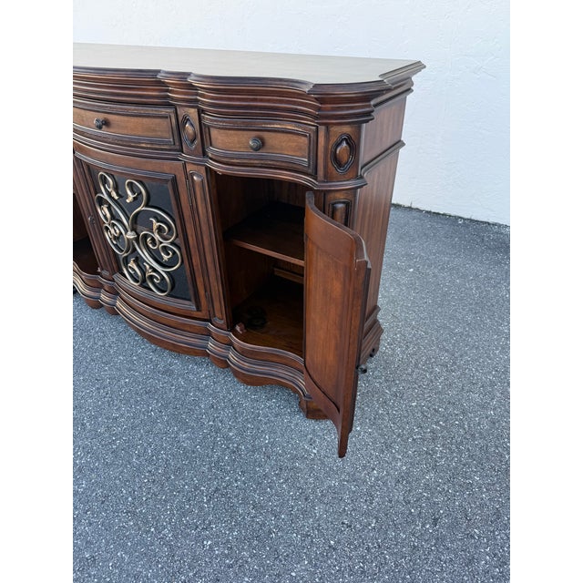 Wood Pulaski Furniture Casa Cristina Buffet For Sale - Image 7 of 12