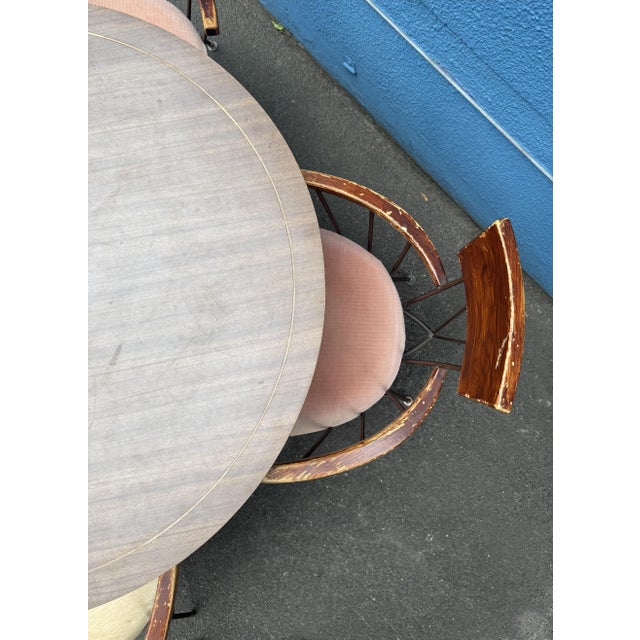 Wood Seating Group by Richard McCarthy for Selrite, USA, 1950s, Set of 5 For Sale - Image 7 of 17