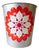 Vintage Pop Art Trash Can in Metal from Simel Vich, 1970s For Sale