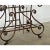 Metal French 19th Century Iron & Marble Butcher or Pastry Shop Table For Sale - Image 7 of 12
