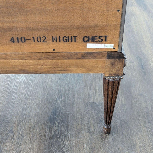 Ff Fine Furniture Two Drawer Nightstand For Sale - Image 11 of 13