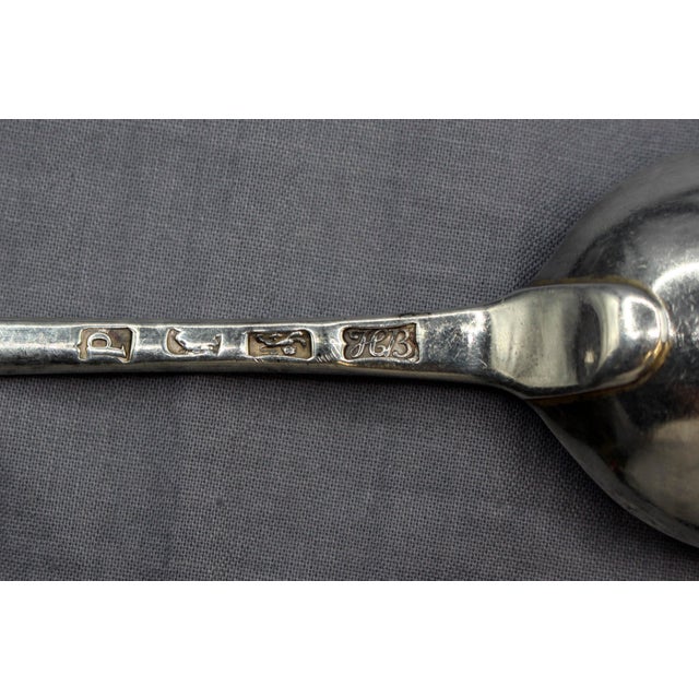 1790 English Sterling Silver Tablespoon by Hester Bateman For Sale - Image 4 of 4