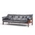 Mid-Century Modern Jean Gillon for Italma "Amazonas" Mid Century Brazilian Rosewood Sofa For Sale - Image 3 of 9