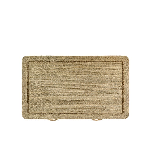 Currey & Company Currey & Company Kaipo Rope Two-Drawer Chest For Sale - Image 4 of 6