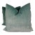 Scalamandre "Strie Velvet" in Mineral 22" Pillows-a Pair For Sale