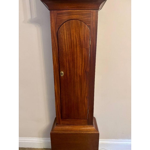 Antique George III Longcase Clock in Mahogany, 1800 For Sale - Image 3 of 8