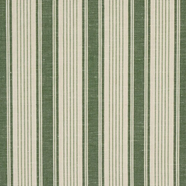 Handprinted on cotton linen union cloth, this open, organic design evokes traditional Indian textiles. Its borders can be...