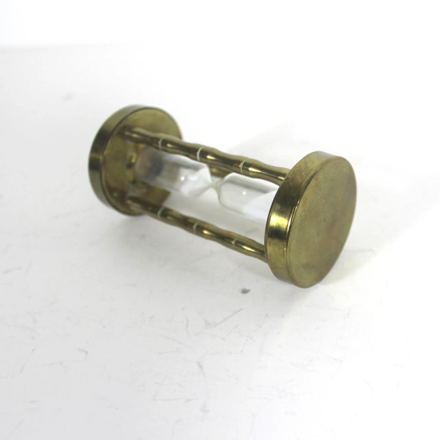 Small Vintage Brass Timer For Sale - Image 6 of 7