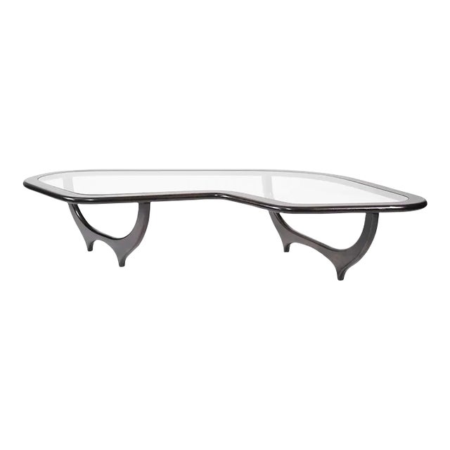 Contour Coffee Table in Espresso by Stamford Modern For Sale