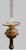 C Gray Chandlers 1882 Scotland Green Cased Glass Brass Gimble Wall Mount Lamp For Sale - Image 9 of 18