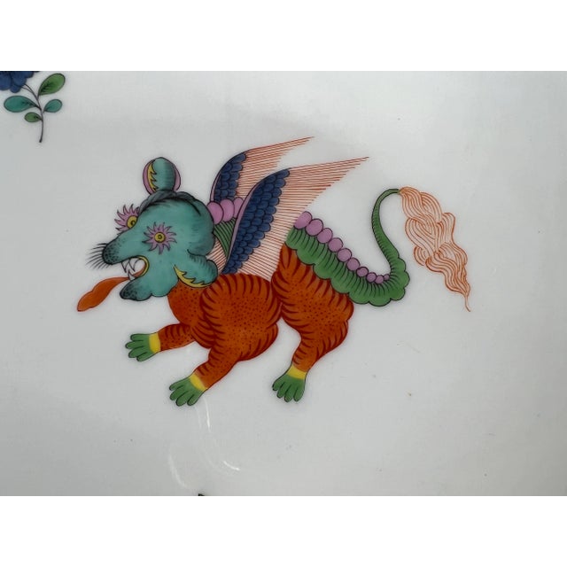 Large Porcelain Wall Dish from Meissen For Sale - Image 6 of 11