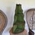 Green 19th Century European Hand Painted Green Wooden Corner Wall Shelf With Floral Motifs For Sale - Image 8 of 12