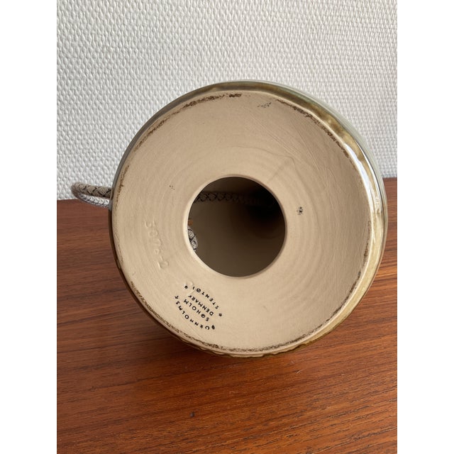 1960s Danish Ceramic Table Lamp by Arne Finne & Noomi Backhausen for Søholm Keramik, Denmark, 1960s For Sale - Image 5 of 6