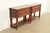 Drexel Heritage Drexel Heritage French Regency Louis XVI Carved Mahogany and Cane Console Tables or Servers, Pair For Sale - Image 4 of 13