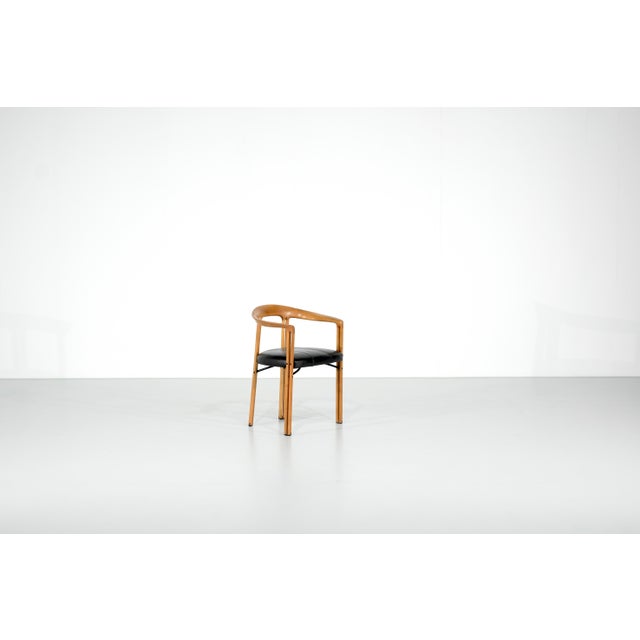 Ulna Wooden Armchair by Franco Poli for Bernini, Italy, 1986 For Sale - Image 17 of 18