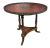 1980s English Traditional Tooled Leather Center Table For Sale