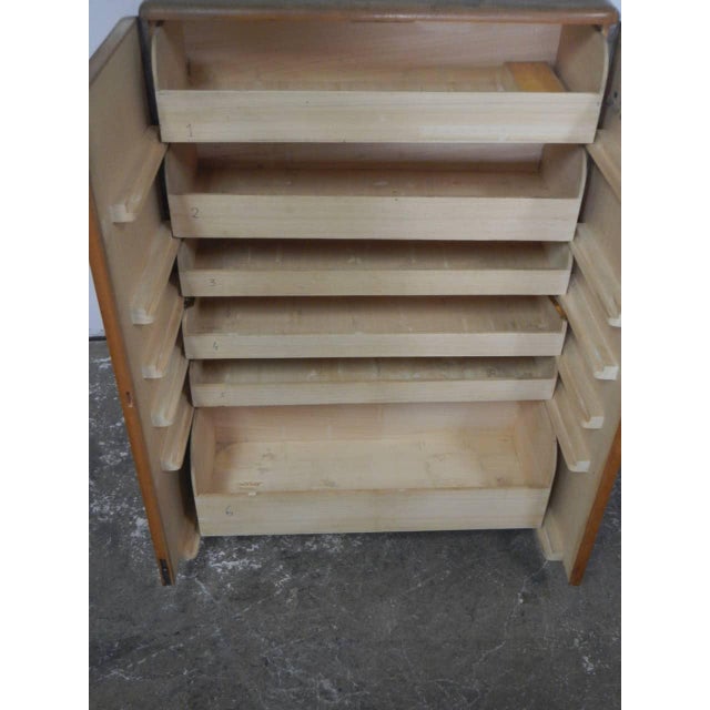 1950s Vintage Laboratory Cabinet in Wood, 1950 For Sale - Image 5 of 14