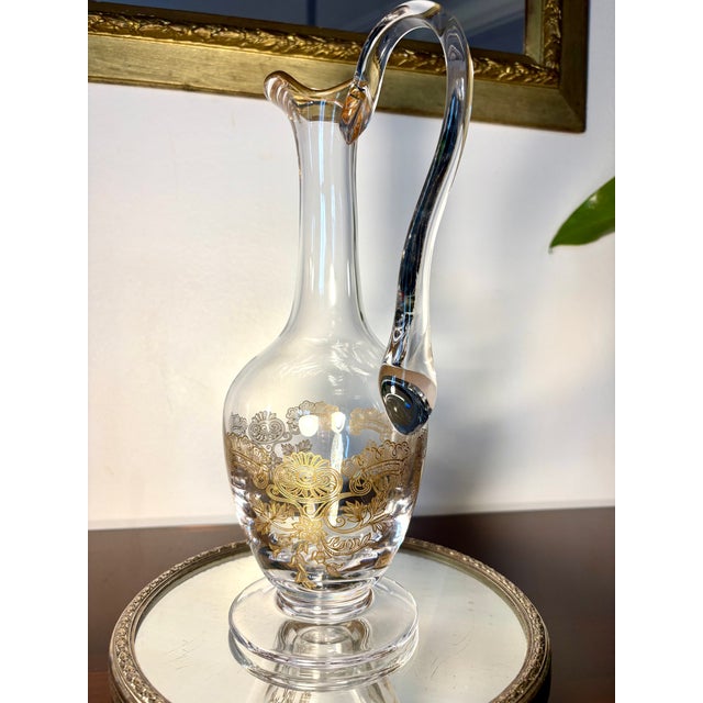 Vintage French Crystal Pitcher from Sèvres, 2010s For Sale - Image 14 of 15