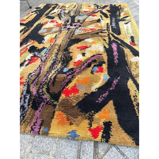 Mid-Century Modern French Rug by Jean Jacques Morvan, 1960s For Sale - Image 14 of 18