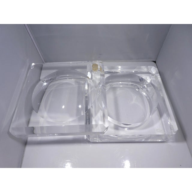 Alessandro Albrizzi 1970s Mid-Century Modern Alessandro Albrizzi Lidded Lucite Box For Sale - Image 4 of 9