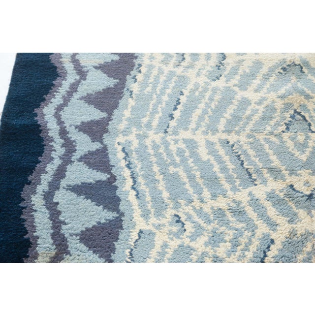 Art Deco Doris Leslie Blau Vintage European Art Deco Rug For Sale - Image 3 of 8