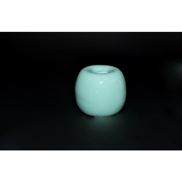 Mini Vases Japanese Wabi Sabi Mini Art Vase Pastels Set of 7 For Sale - Image 9 of 12