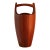 Vintage Dansk Teak Ice Bucket - Jens Quistgaard - Original Orange Liner For Sale