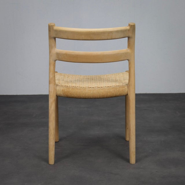 Wood Model 84 Dining Chairs by Niels Otto (N. O.) Møller for J.L. Møllers, 1970s, Set of 6 For Sale - Image 7 of 14