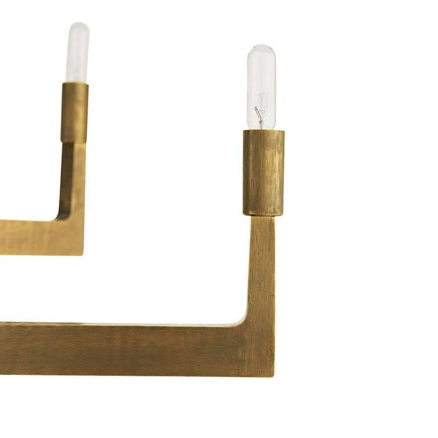 Gold Arteriors Home Griff Chandelier For Sale - Image 8 of 9