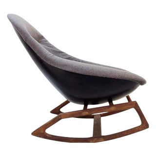 Gemini Rocking Chair by Walter S. Chenery for Lurashell, 1960s For Sale
