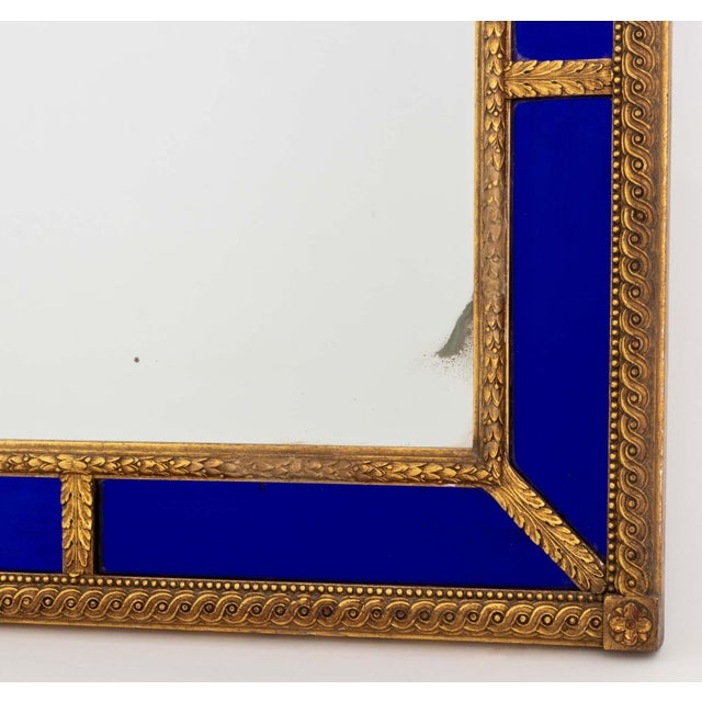 Baroque Swedish Baroque Style Giltwood Cushion-Cut Mirror For Sale - Image 3 of 6