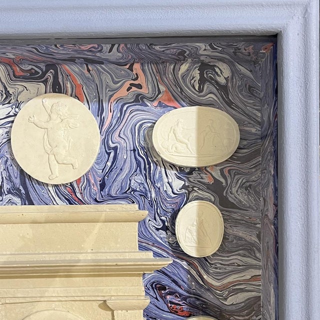 Classical Arch Plaster Collage Artwork, 1890s For Sale - Image 3 of 5