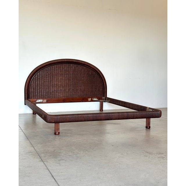 Roberti Rattan Double Bed, 1970s For Sale - Image 14 of 14