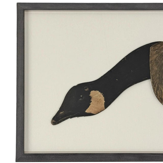 1940s Framed Early 20th Century American Canada Goose Decoy For Sale - Image 5 of 9