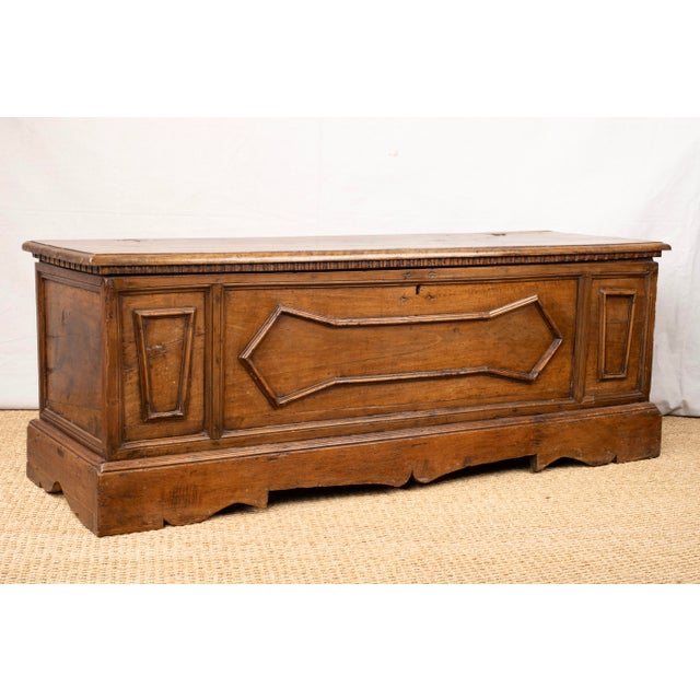 Traditional 19th Century Italian Blanket Chest For Sale - Image 3 of 13